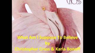What Am I Suppose To Believe / Christopher Cross & Karla Bonoff chords
