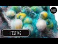How To Felt - Wet Felting - Super Simple Textiles