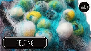 How To Felt  Wet Felting  Super Simple Textiles