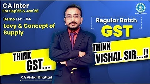 CA I CMA Inter IDT Demo Class 4 I Vishal Bhattad May I June 26 I Sep 26 I Dec 26 I Jan 27 & Onward