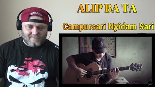 ALIP BA TA - Campursari Nyidam Sari [fingerstyle cover] (REACTION)