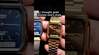 I Thought Gold Looked Better… I Was Wrong | Casio AQ-230 #shorts