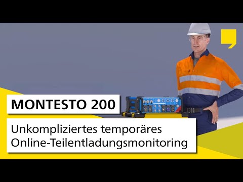 MONTESTO 200 - Unkompliziertes temporäres Online-Teilentladungsmonitoring