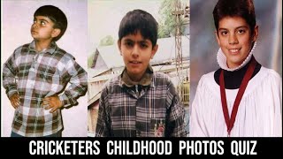 30 Cricketers Childhood Photos Quiz | Can You Guess Them All?