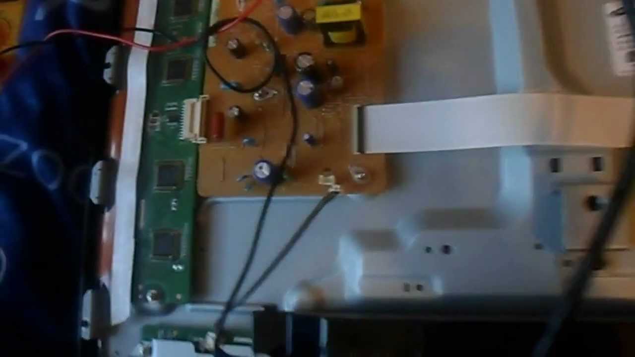 Samsung PS43D450 - Clicking, no power, dead - Y-Main failure - YouTube