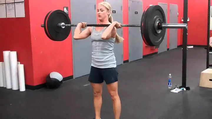 Jennifer Downing 100lb Power Clean