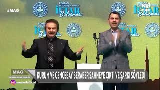 Haber | Murat Kurum ve Orhan Gencebay, Sahneye Birlikte Çıkıp Şarkı Söyledi Resimi