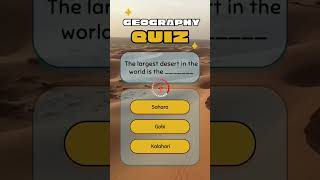 How Good is Your Geography Knowledge? General Knowledge Quiz | Part - 6 screenshot 5