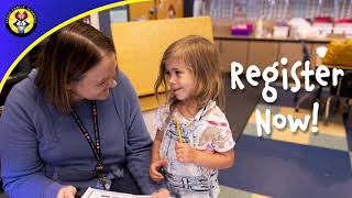 2024-2025 Fall Kindergarten Registration Now Open