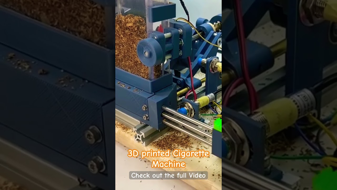 DIY Cigarette Machine #engineering #3dprinting