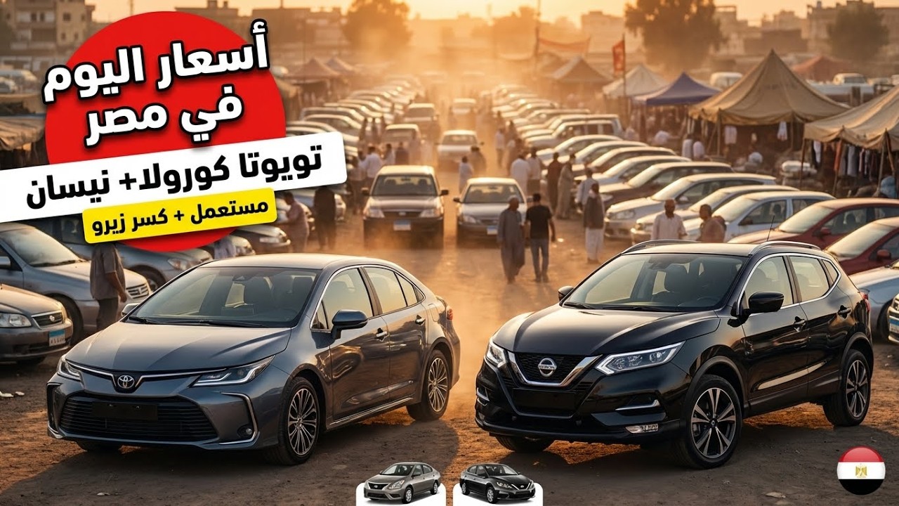 أسعار السيارات اليوم | اكبر تشكيلة سيارات ياباني | (تويوتا كورولا 2010 - 2020) ونيسان قشقاي