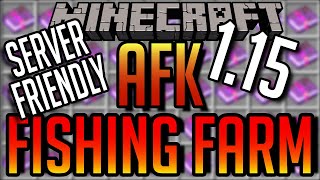 Minecraft 1.15 Afk Fish Farm Tutorial Pc & Servers 19W35A