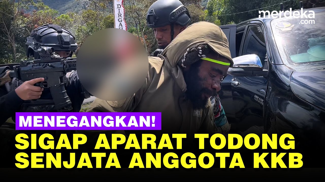 Detik-detik Tegang Satgas Cartenz Todong Senjata Sikat Anggota KKB Konara Enumbi di Puncak Jaya