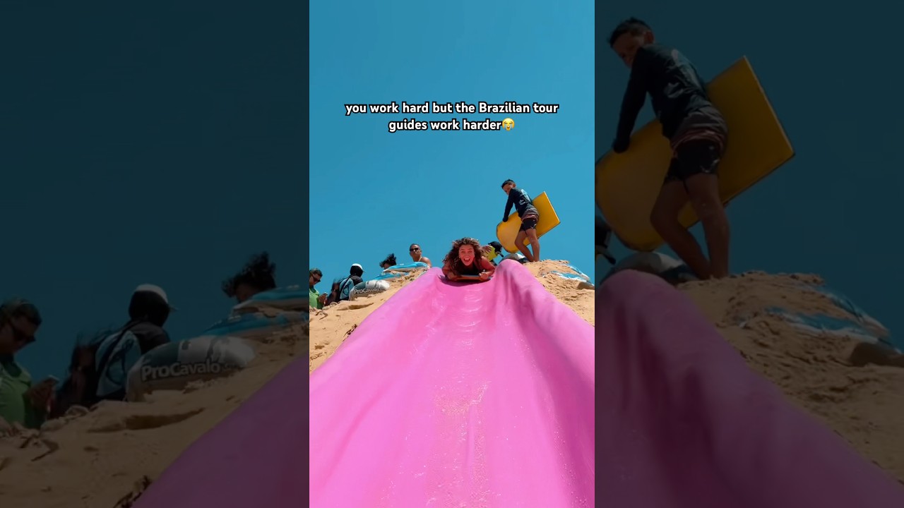 you work hard but Brazilian tour guides work harder😆🇧🇷 #funny