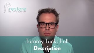 Tummy Tuck Full - Description by Restore Plastic Surgery 942 views 3 years ago 3 minutes, 22 seconds