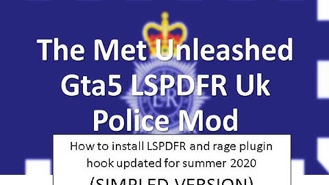 How to instal lspdfr 0.4.8 and ragepluginhook for GTA 5 - STEP BY STEP (newest version)