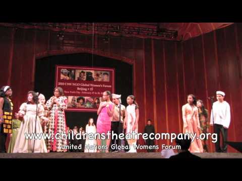 Children's Theatre At UN Global Women's Forum (int...