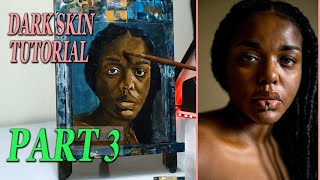 How to Paint Dark Skin Tones With Acrylic Paint. (Part 3)