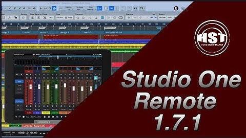 Studio One Remote Version 1.7.1 - Home Studio Trainer Show