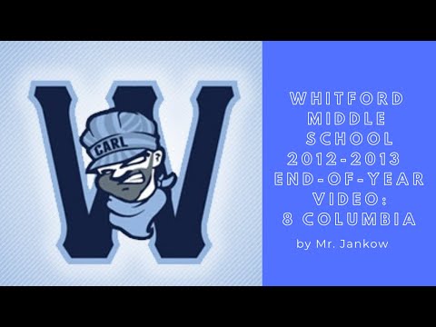 Whitford Middle School 2012-2013 End-of-Year Video