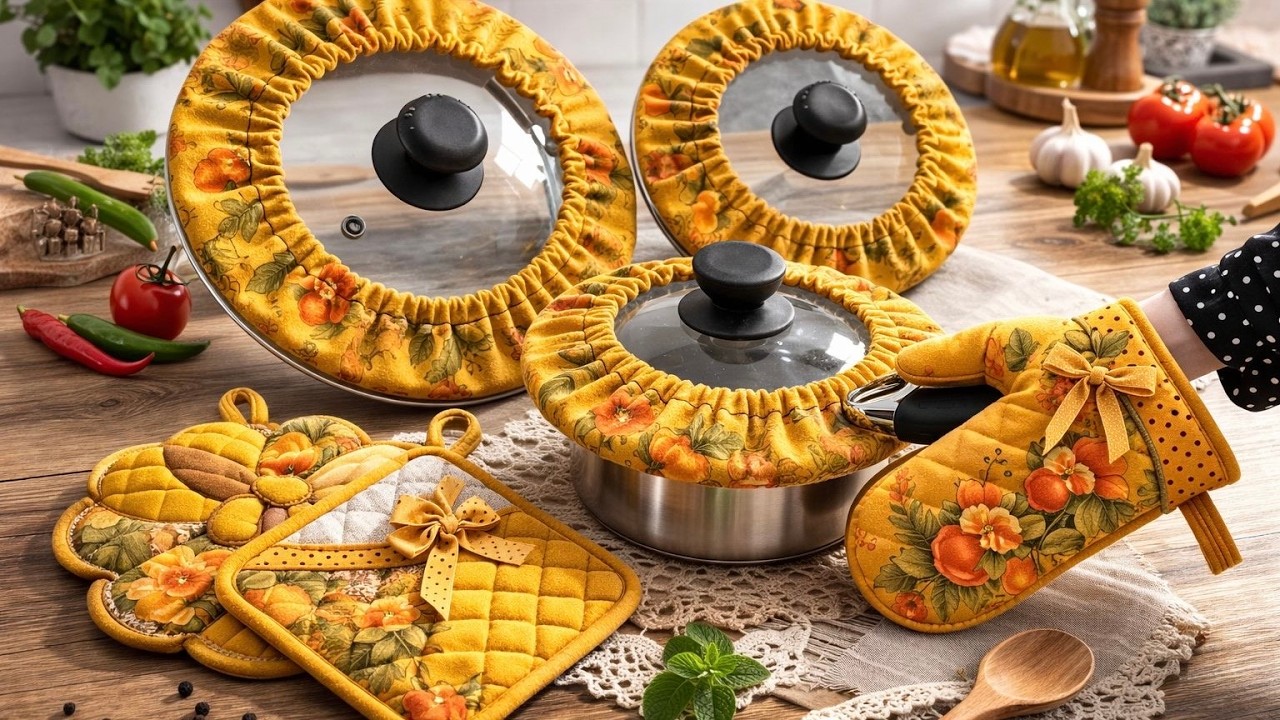 Handmade Oven Mitt & Pot Holder Set | Easy Sewing Project That Sells Fast | Sewing Tricks