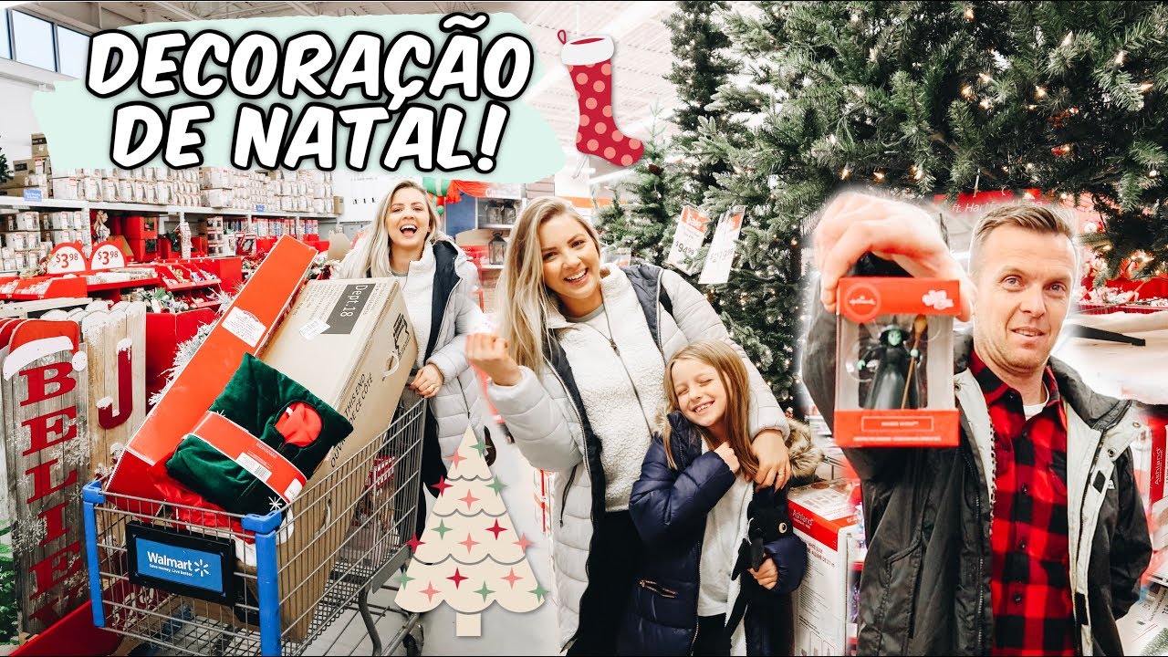 Comprando árvore de natal e decoração para casa no Canadá 🌲