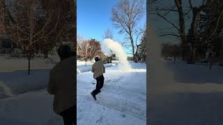 Beckwith Generates White Cloud to Cool Planet: Trial #2 of 2