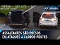 Criminosos explodem carros-fortes em rodovia no interior de SP | SBT Brasil (09/04/24)