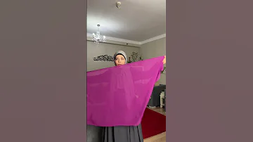 لفة حجاب بالمقاسات المستطيلة 