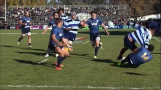 Virgile Bruni Offload Whilst Being Swung Around Creates Try Vs Argentina 2015
