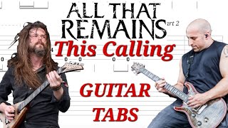 All That Remains - This Calling | Rhythm & Lead GUITAR TABS | Cover | Tutorial | Lesson