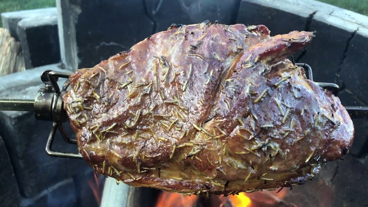 Rotisserie Roast Pork - YouTube
