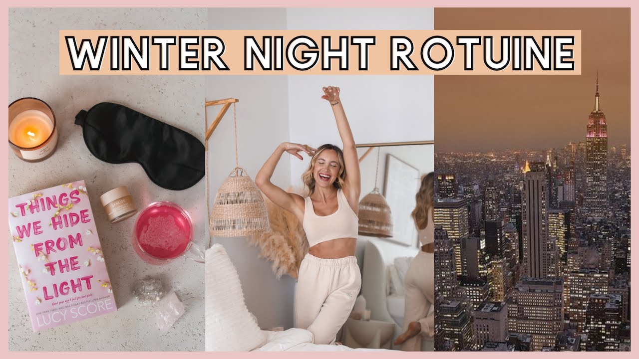 (VLOG) winter night routine in new york city 🌙 😴 realistic, healthy ...