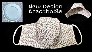 New Design - Breathable DIY Mask | The Mask does not touch your mouth and nose, easier to breathe