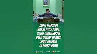 Bumi menjadi saksi