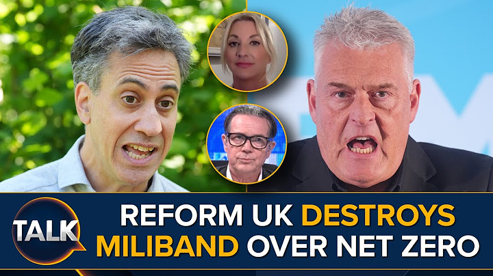 Ed Miliband DESTROYED By Reform UK's Lee Anderson Over Net Zero