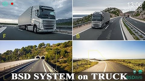 Hikway 4ch BSD System on Truck Demo