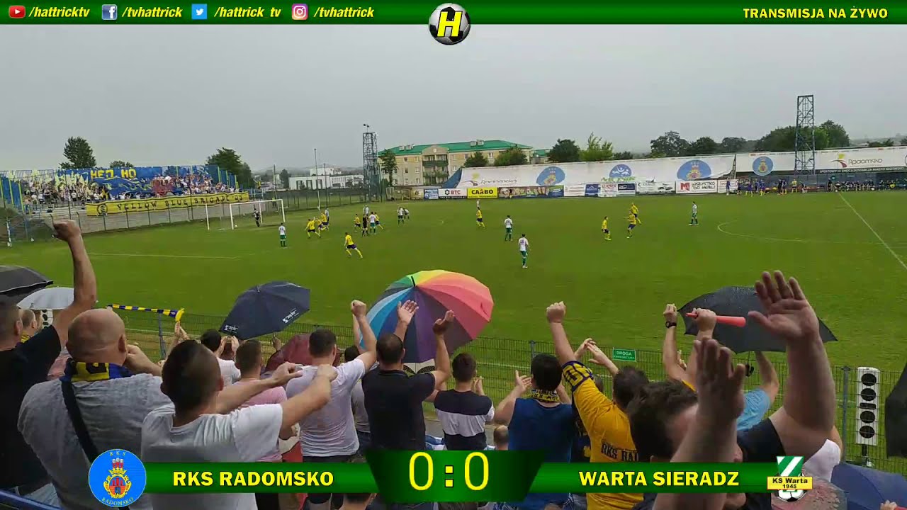 RKS RADOMSKO - WARTA SIERADZ - 16.06.2019 - walka o awans do III ligi
