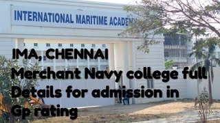 IMA MARITIME COLLEGE || International maritime Academy full details for GP rating ||