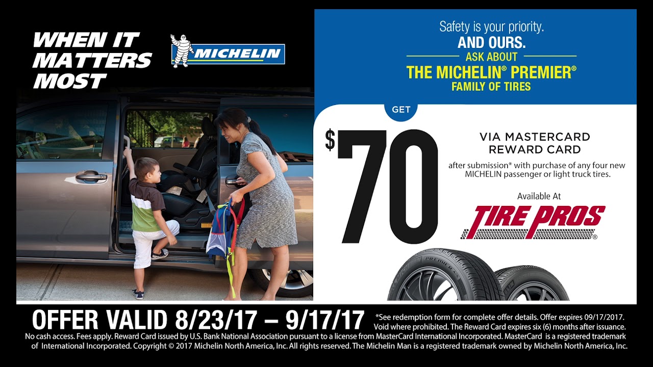 settle-tire-pros-michelin-rebate-fall-2017-youtube