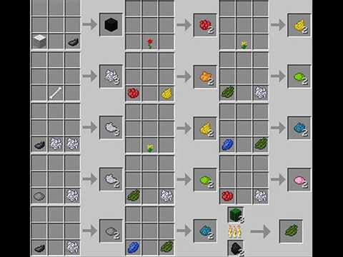 minecraft рецепты - YouTube