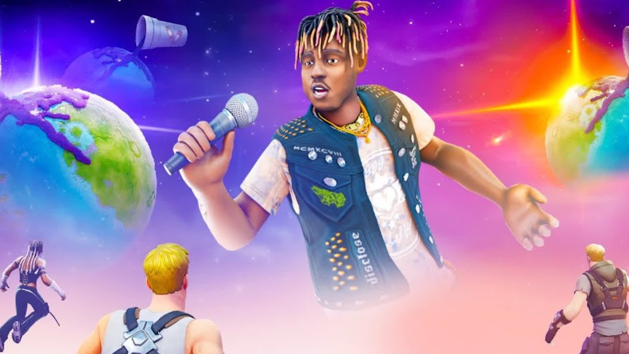 Fortnite juice wrld Live event and leacks - YouTube