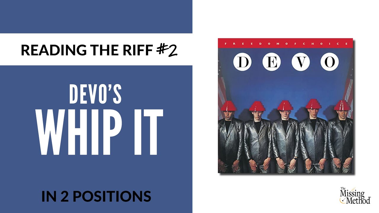 How to Play "Whip It" by DEVO on Guitar