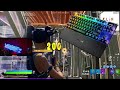 Steelseries Apex Pro ASMR 😴Chill Keyboard Sounds Clix Box fights - Fortnite Battle Royale