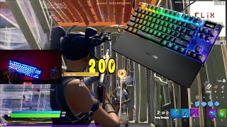 Steelseries Apex Pro ASMR 😴Chill Keyboard Sounds Clix Box fights - Fortnite Battle Royale