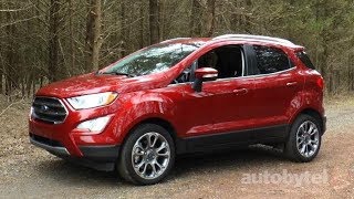 2018 Ford EcoSport Titanium 1-Liter EcoBoost Test Drive Video Review