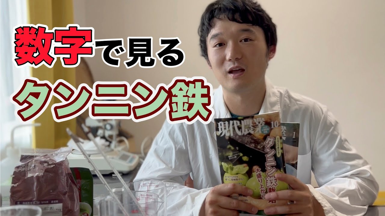 液肥の作り方【タンニン鉄】実験