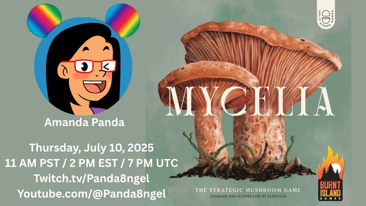 Panda Solo | Mycelia from @splitstonegames & Burnt Island Games.