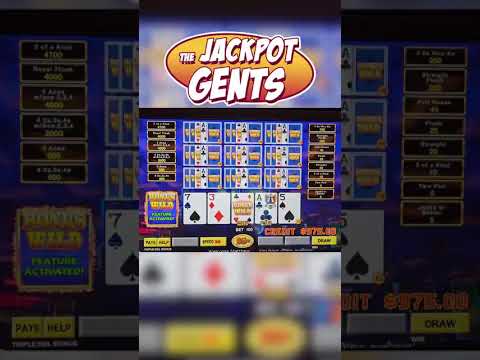 We love big wins out of nowhere on 10-play video poker!