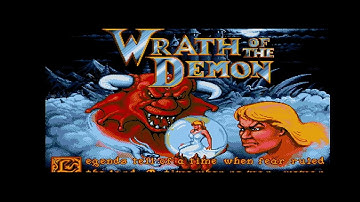 Wrath Of The Demon - Atari ST - Intro, first level and death scene
